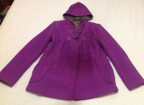 Ladies Purple Woolworths Coat Size Small