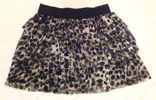 Sale Ladies Animal Print Skirt Size Small