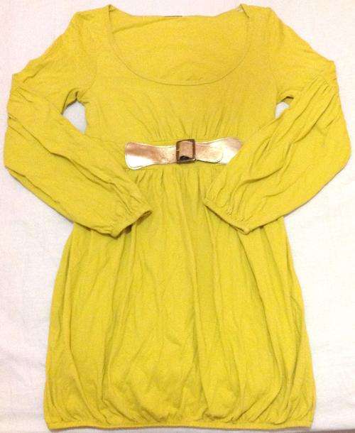 Sale Ladies Mustard Top Size Small