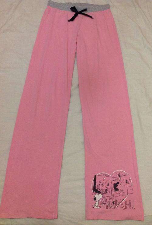 Ladies Pink Sleep Wear Pants Size Small