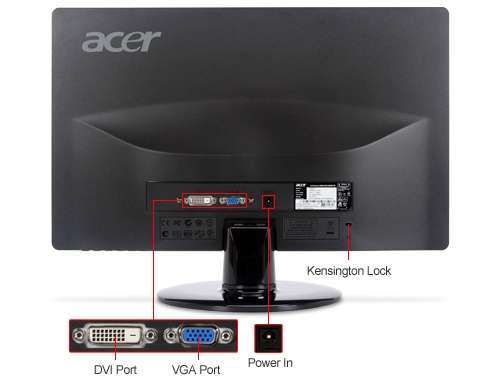 22" Acer S220HQL (1600x900) Widescreen HD LED Display , VGA+DVI (SUPER SLIM) (BARGAIN!!!)