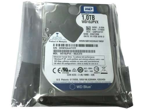 1TB Western Digital Blue 2.5" hard drive, SATA 6gb/s, 5400RPM (BRAND NEW SEALED!!!)