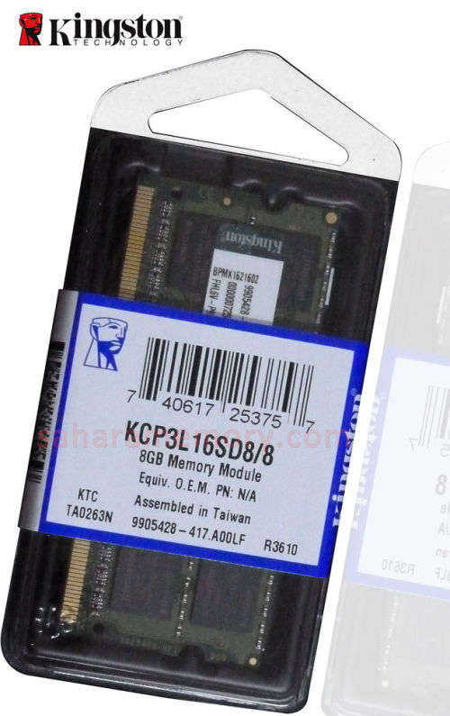 8gb Kingston DDR3 Laptop Ram Module