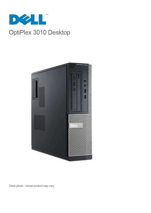 i5 Dell OptiPlex 3010 @ 3.10Ghz, 4gb Ram, 1tb Hard Drive, HDMI, DVD, Windows 10