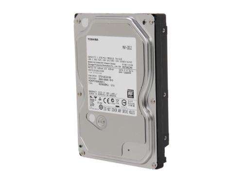 1000GB Toshiba DT01ACA100  3.5" hard drive, SATA 6gb/s, 7200RPM (BARGAIN!!!)
