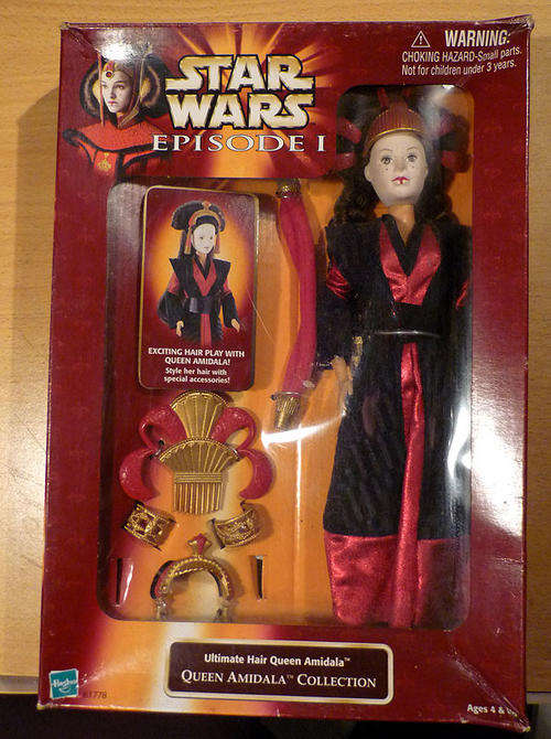 Star Wars Episode I Ultimate Hair Queen Amidala in box REDUCED
