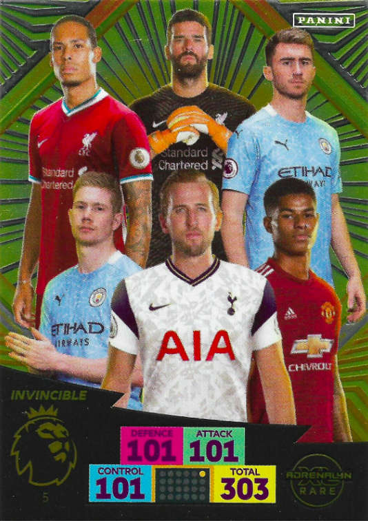 Panini Adrenalyn XL Rare Premier League 2020/2021 Invincible Card
