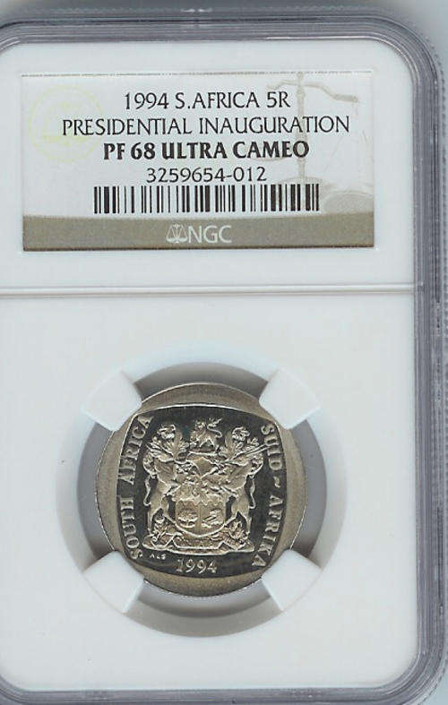 ### 1994 PRESIDENTIAL INAUGURATION PROOF 68 ULTRA CAMEO ###