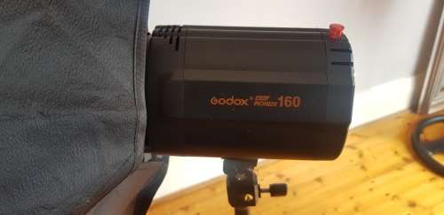 GODOX Studio Light Pioneer 160W Strobe Softboxs And Stands Light Kit