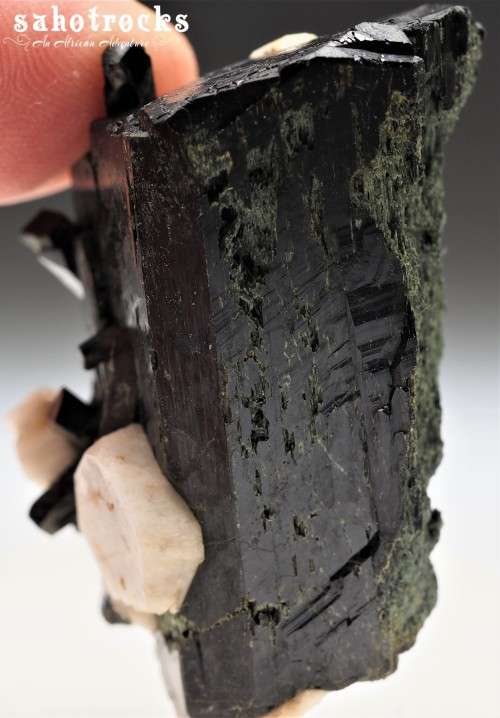 Aegerine Feldspar - Mount Malosa, Malawi ( record keeper crystal )