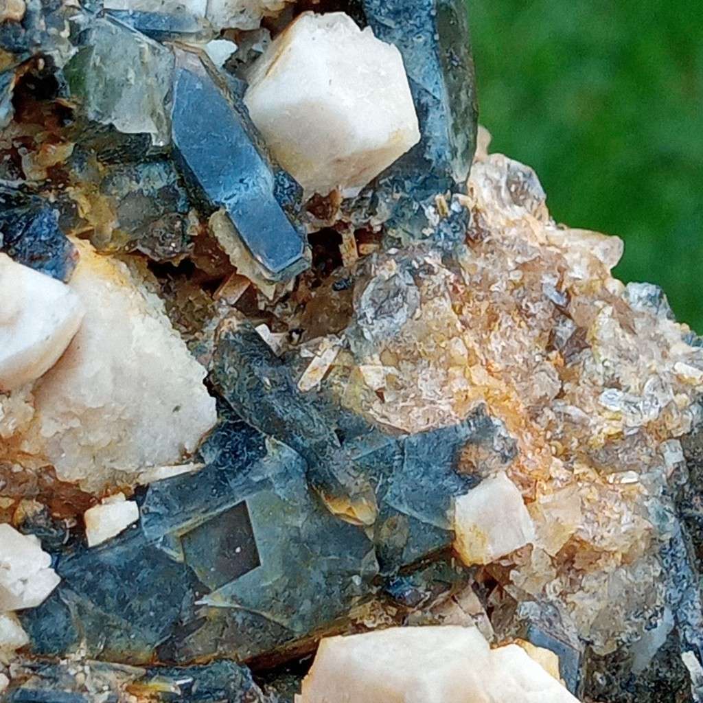 Riebeckite FIST SIZE 9.3 cm Aegirine Feldspar Zircon Arfvedsonite - Mt Malosa, Zomba, Malawi 384g