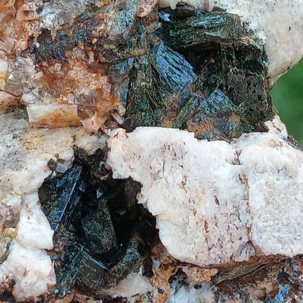 Riebeckite FIST SIZE 9.3 cm Aegirine Feldspar Zircon Arfvedsonite - Mt Malosa, Zomba, Malawi 384g