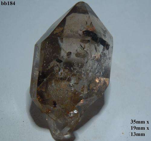 Mulanje mtn aegerine included quartz crystal-Malawi-8gram
