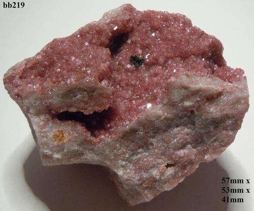 Shinkolobwe Katanga malachite and cobaltian calcite crystals on matrix-Congo-89gram