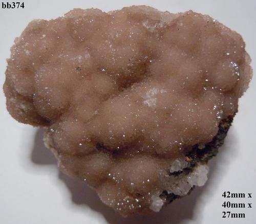 Kalahari manganese fields olmiite and calcite crystals on matrix-South Africa-33gram