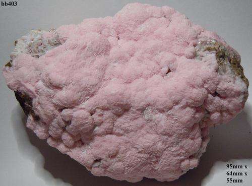 Kalahari manganese fields rhodocrosite and calcite crystals on matrix-South Africa-292gram