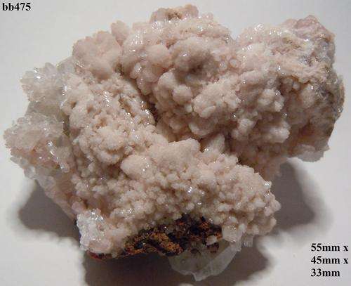 Kalahari manganese fields olmiite and calcite crystals on matrix-South Africa-51gram