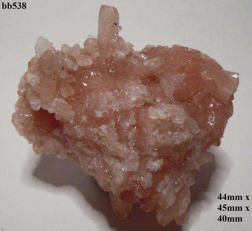 Kalahari manganese fields calcite crystals on olmiite crystal cluster-South Africa-45gram
