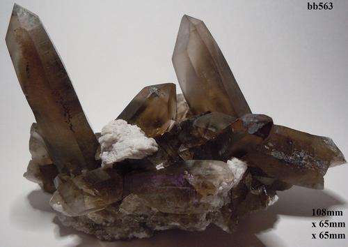 Orange river quartz crystals on a-feldspar crystal matrix-South Africa-224gram