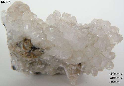 Kalahari manganese fields calcite crystals on matrix-South Africa-26gram