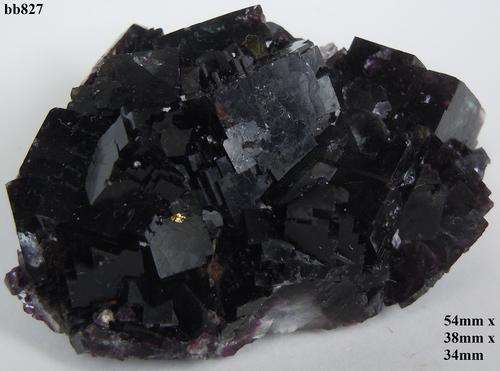 Okoruso mine fluorite crystals on matrix-Namibia-92gram