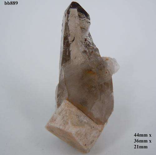 Mulanje mtn quartz crystal on a-feldspar matrix-Malawi-10gram