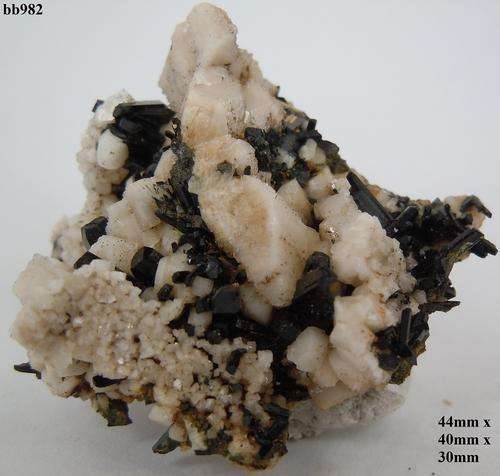 Zomba plateau aegerine crystals on a-feldspar crystal matrix-Malawi-27gram