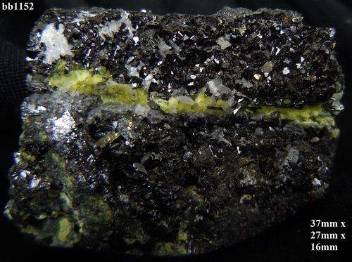 Kalahari manganese fields braunite and ettringite crystals on matrix-South Africa-33gram