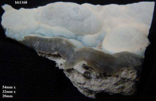 Kalahari manganese fields chalcedony crystal cluster-South Africa-14gram