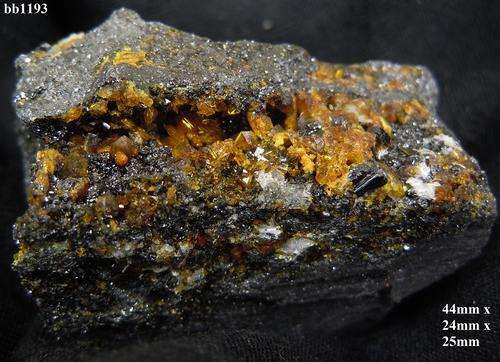 Kalahari manganese fields sturmanite crystals on matrix-South Africa-32gram