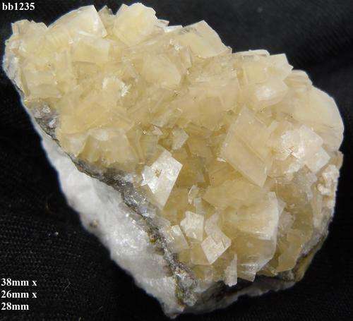 Tsumeb mine duftite included calcite crystals on matrix-Namibia-27gram