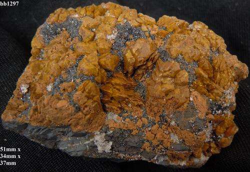 Kalahari manganese fields sturmanite and manganite crystals on matrix-South Africa-54gram