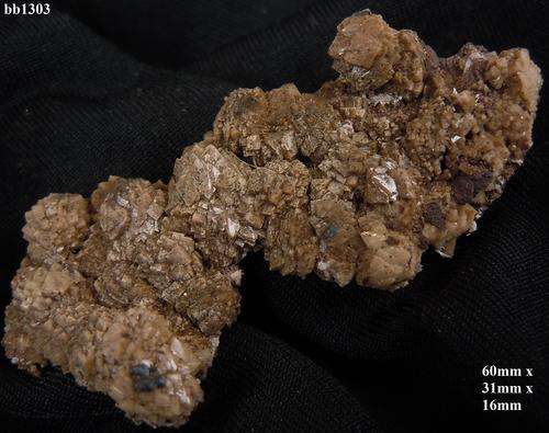 Kalahari manganese fields olmiite crystals on matrix-South Africa-14gram