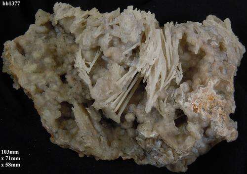 Erongo region chalcedony crystals on matrix-Namibia-182gram