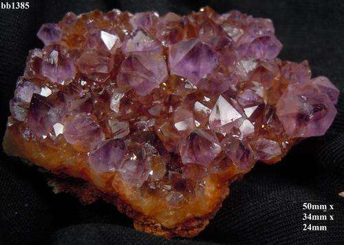 Boekenhouthoek quartz crystals on matrix-South Africa-42gram