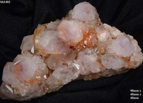 Boekenhouthoek cactus quartz crystal cluster-South Africa-191gram