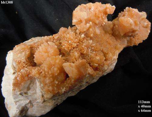 Erongo region calcite crystals on matrix-Namibia-248gram