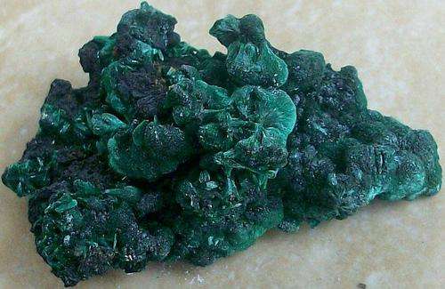 Katanga malachite crystal cluster-drc-13g