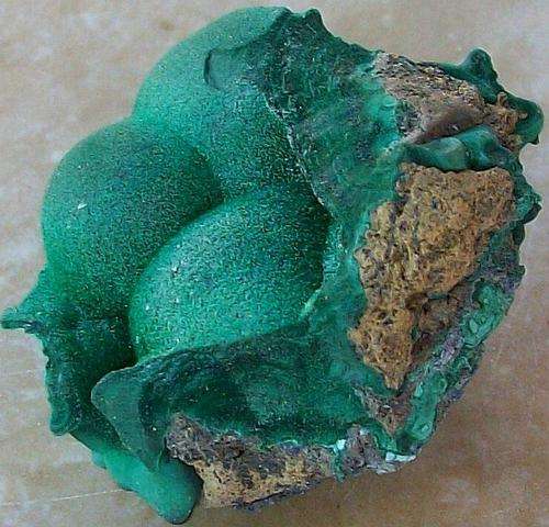 Katanga malachite crystal cluster-drc-15g