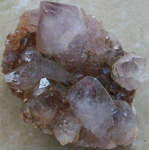 Boekenhoutshoek quartz crystal cluster-rsa-55g