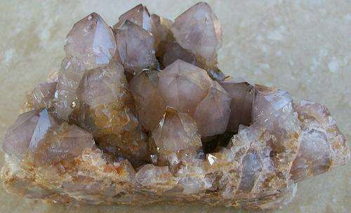 Boekenhoutshoek quartz crystal cluster on matrix-rsa-391g