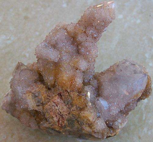 Boekenhoutshoek quartz crystal cluster-rsa-99g