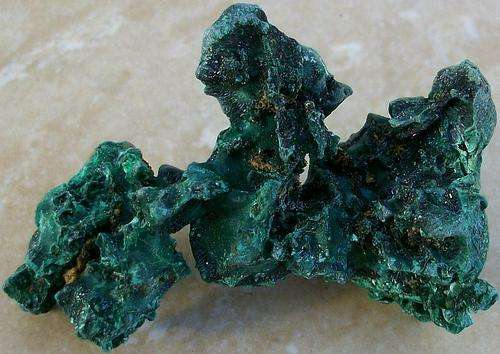 Katanga region malachite crystal cluster-drc-26g