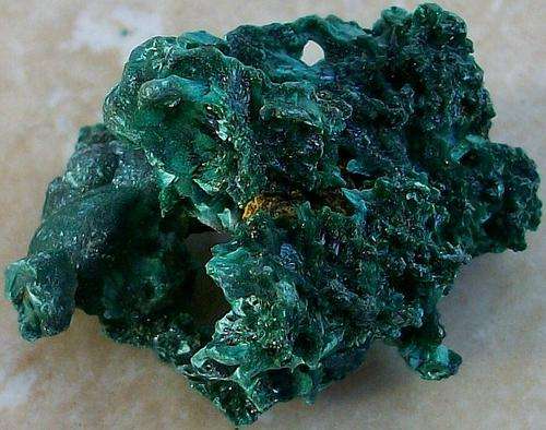 Katanga malachite crystal cluster-drc-13g