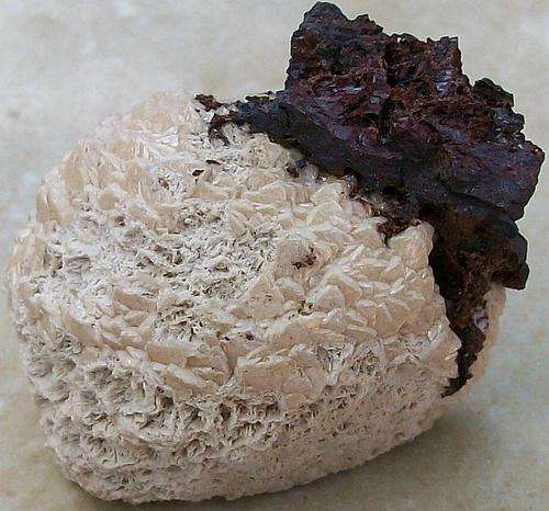 Kuruman olmeite crystal cluster on matrix-rsa-31g