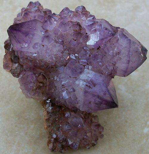 Boekenhoutshoek quartz crystal cluster-rsa-52g