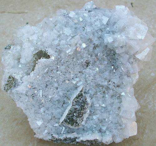 Phalaborwa mine apophylite crystals on matrix-south africa-208g