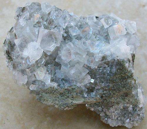 Phalaborwa mine apophylite crystals on matrix-south africa-25g