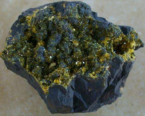 Kuruman sturmanite crystals on matrix-rsa-14g