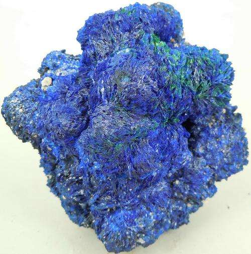 Broken hill mine azurite and malachite pseudo after azurite crystal cluster-zambia-336g
